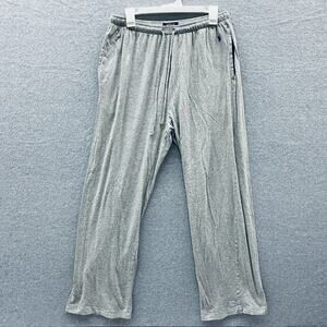 Polo Ralph Lauren Sleepwear Pants Mens Medium Gray Lounge Pajama Drawstring Logo